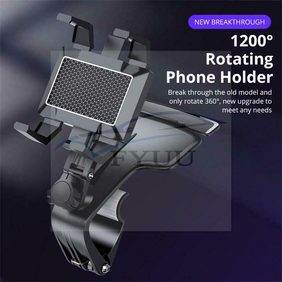 Dashboard Car Phone Holder Mobile Phone Stands Rearview Mirror Sun Visor 3-7inch