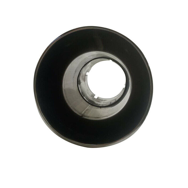 65mm Inlet Stainless Steel Car Exhaust Pipe Tail Muffler Tip Throat Tube 2 Bolts
