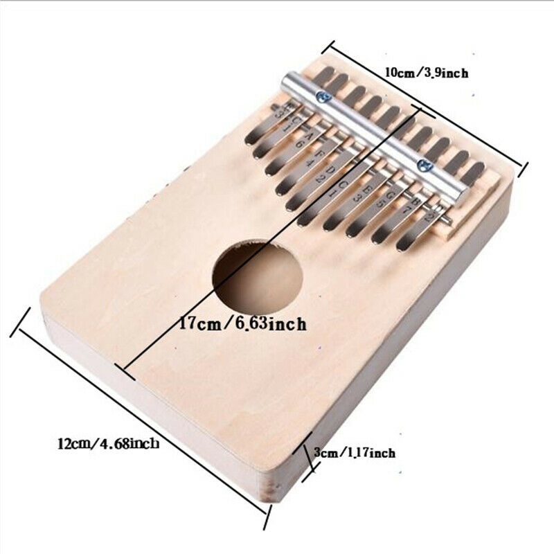 10 Keys Kalimba Wood Thumb Piano Gifts DIY Beginner Entry Portable InstrumeYUDD