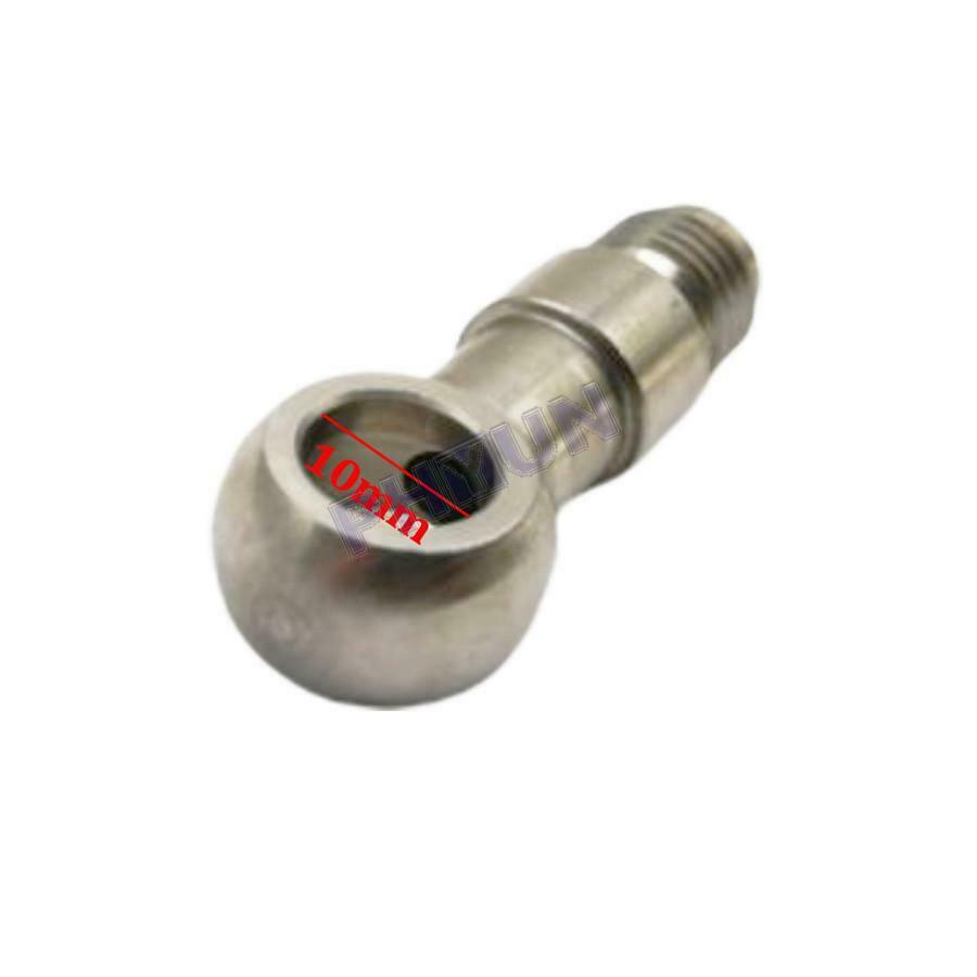2x AN -4 AN4 AN 04 10mm M10 Eye Adapter Fitting Kit Stainless Steel Universal