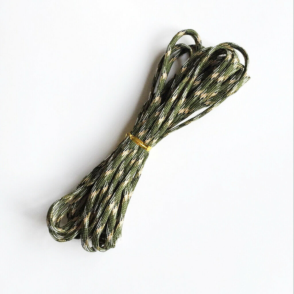 6 Pieces 7 Strand Nylon Paracord Parachute Rope Lanyard for Camping Hiking