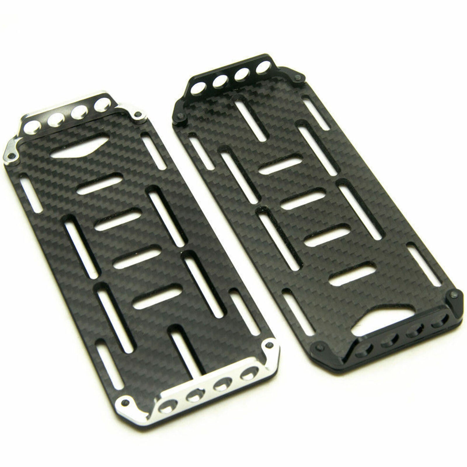 Carbon Fiber Battery Mounting Plate Tray for 1/10 Crawler RC Car Axial SCX10