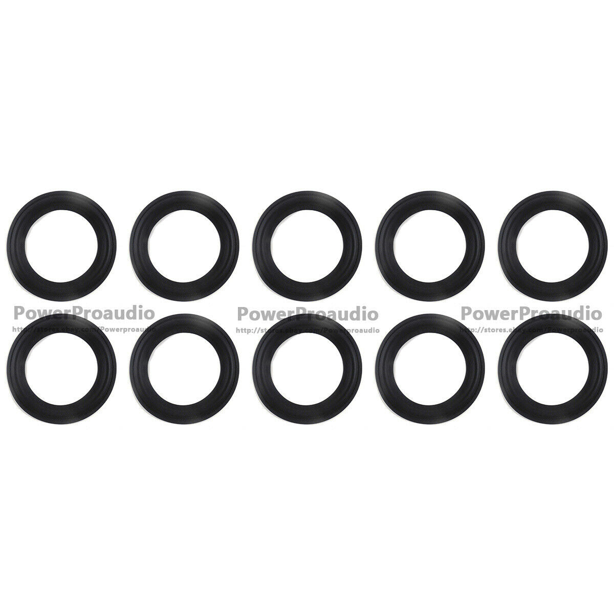 10 piece 4 inch 4" 91c Repair Subwoofer Rubber Surrounds 98 90 72 62mm