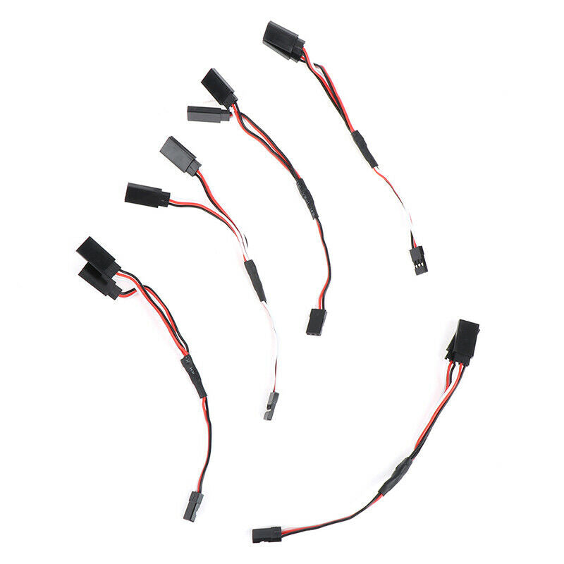 5Pcs 15cm Y Style Servo RC Extension Lead Wire Cord Cable For JR Futa.l8