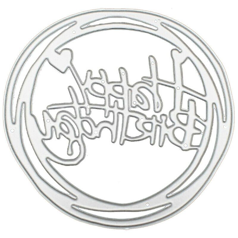 Happy Birthday Words Metal Cutting Dies Stencil for DIY Scrapbooking Phot.l8