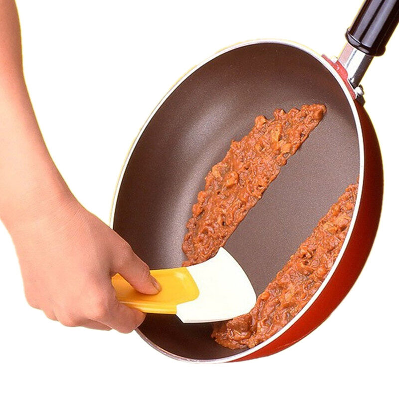 Pan Cleaning Scraper Silicone Kitchen Spatula Cake Baking Tool Pastry SpatuDEAU