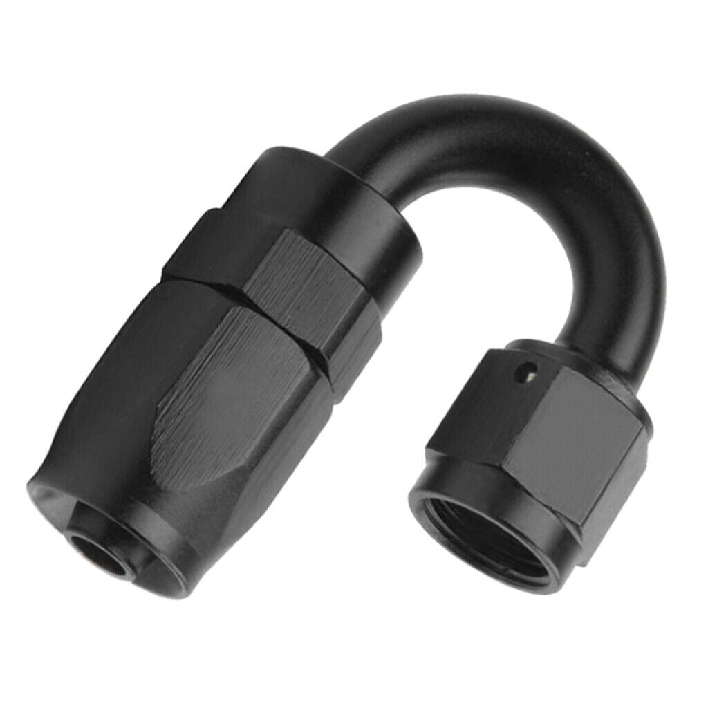 4 Pieces Universal Anoized AN 6 6AN Elbow 0 45 90 180 Degree AN6 Hose End
