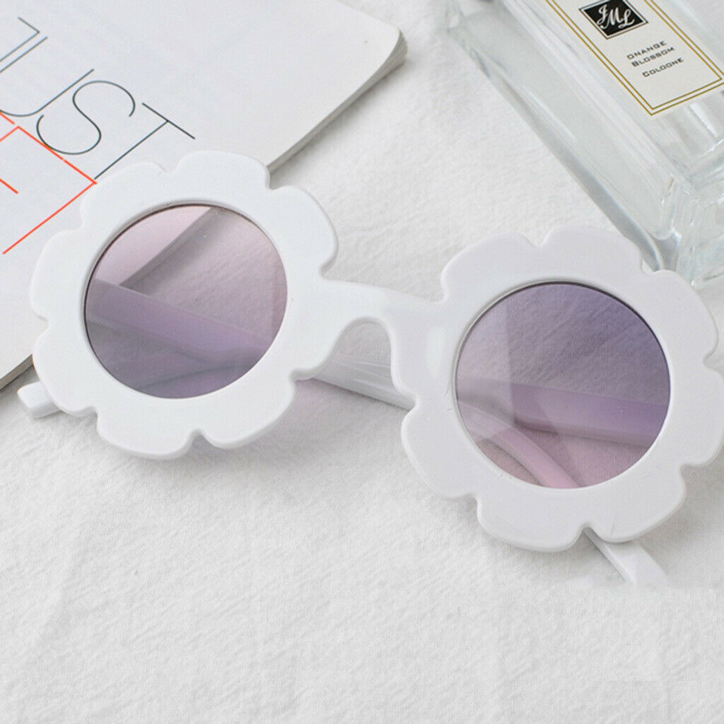 3x Stylish Classic Lovely Kids Girls Flower Sunglasses Toddler UV400 Goggles