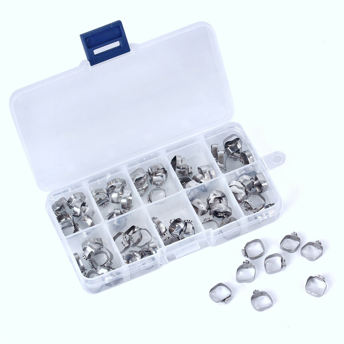 Dental Orthodontic 1st Molar Bands Prewelded Conv Roth.35#-39+# M series Bands