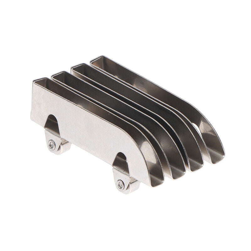 4pc Iron Pulley 5mm Glass Sliding Door Wheel Clamp Track Roller Run WLDFAU