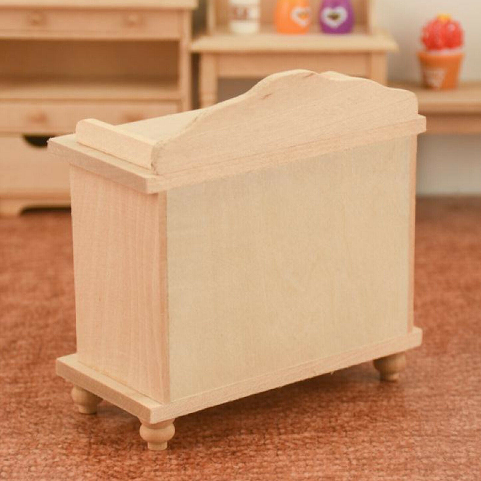 Wooden Mini Cabinet Bedside Table with Drawer Modern Furniture Decorative for
