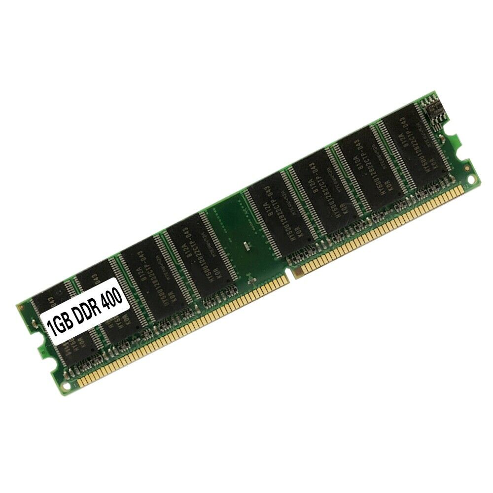 New DDR 1GB in Memory 400MHz Desktop PC DIMM for RAM Non-ECC PC3200 184 Pins