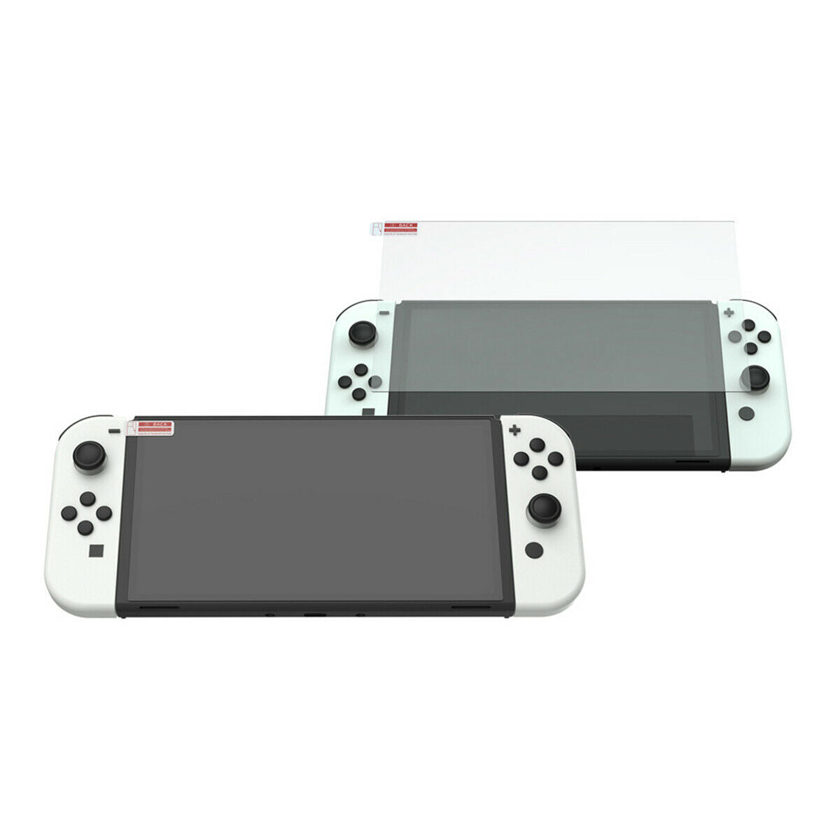2pcs Game Screen Protective Film Anti-fingerprint Tempered Film for Switch OLED