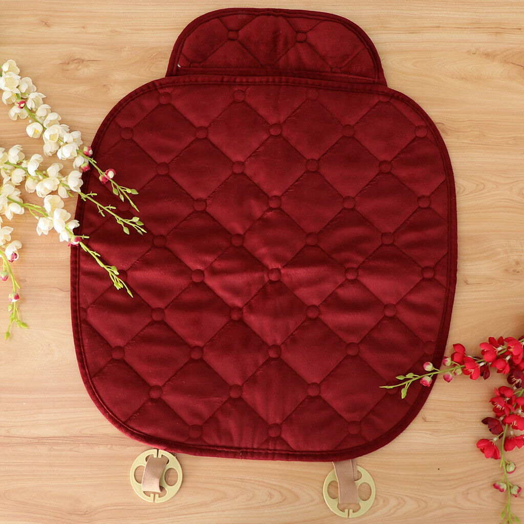 Non-slip Car Seat Cushion Protector Chair Mat Pad for Car Office Home Red