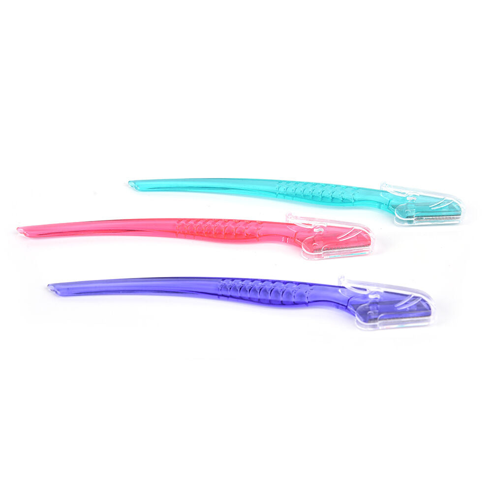 3pcs eyebrow trimmer shaving razor hair remover blades eyebrow makeup tools DD