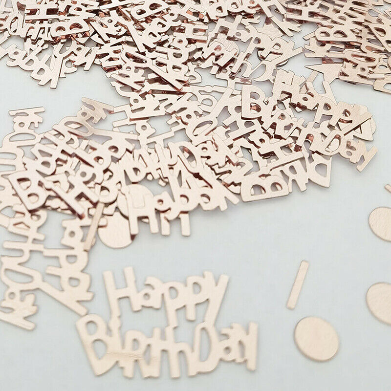10g Birthday Decoration Sequins Birthday Party Supplies Confetti Rose GoldBDAU