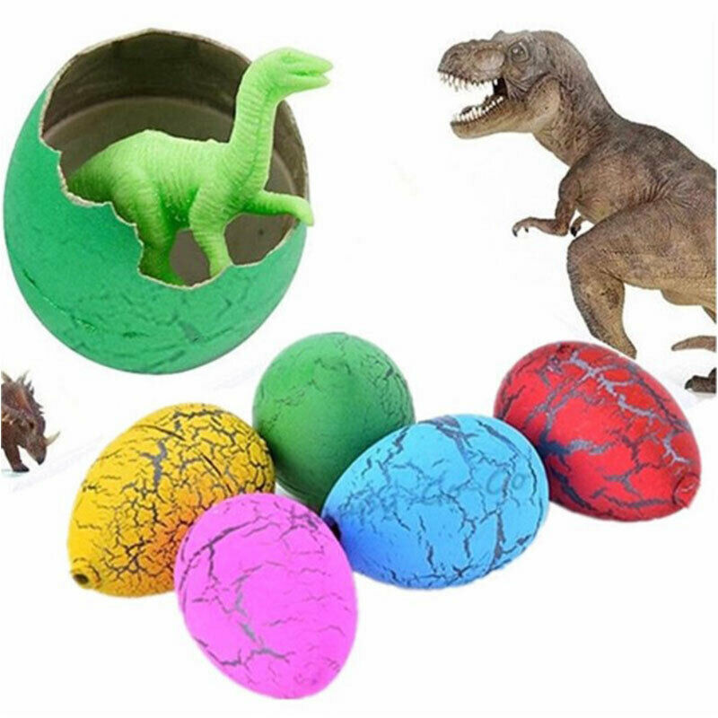 2pcs Magic Hatching Growing Dinosaur Eggs Child Kids Water Growing Dinosa.l8