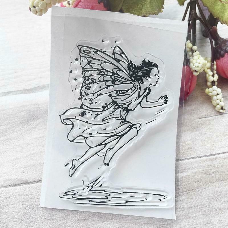 Rainy Fairy Silicone Clear Seal Stamp DIY Scrapbooking Embossing Photo Album