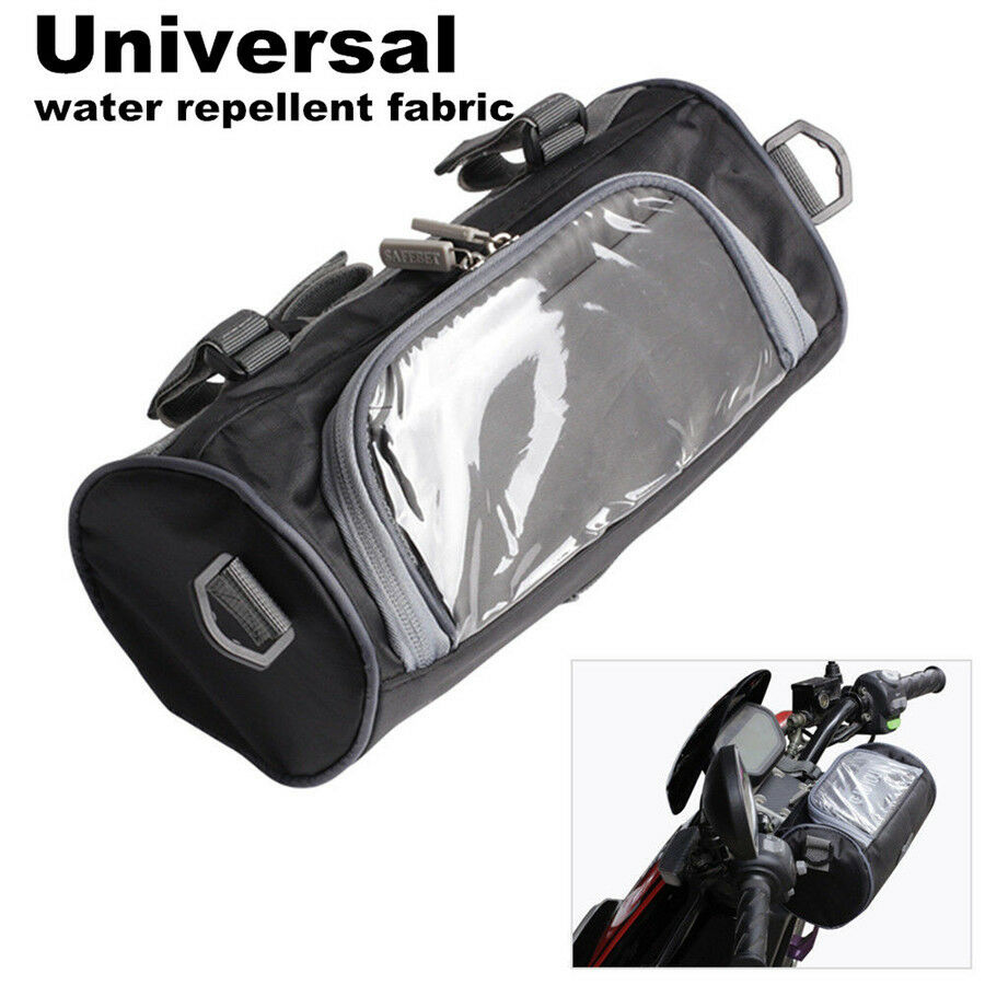 Motorcycle Ultra-large Capacity Handlebar Storage Bag Touch Screen Viewing
