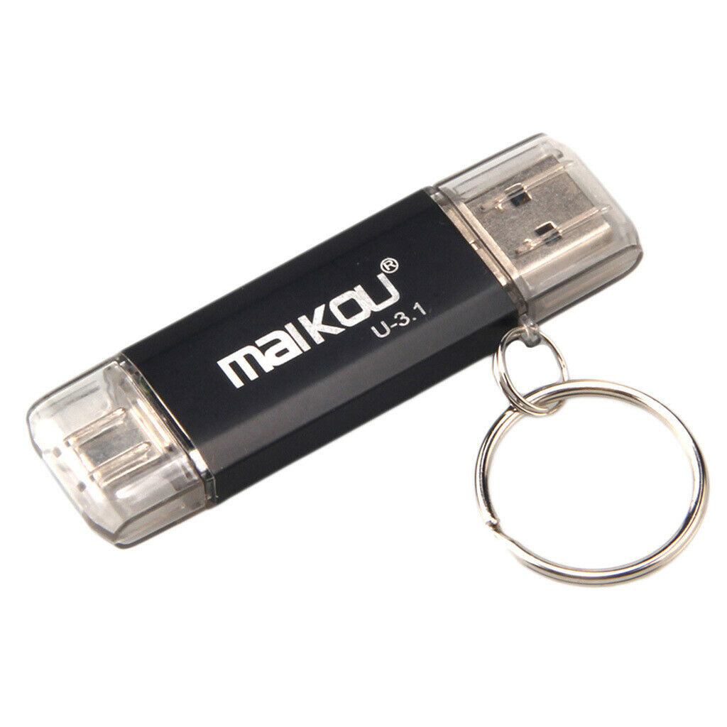 256 GB Dual Type-C OTG Flash Drive USB 3.0 Memory Stick for Android Phone PC