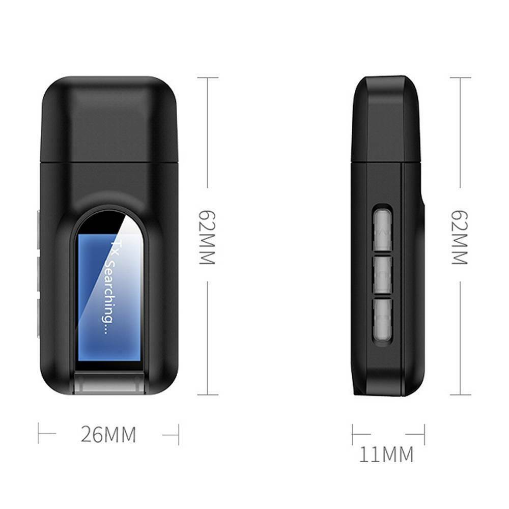 USB Screen Bluetooth Audio Adapter Receiver Transmitter Wireless For TV/PC/Car!