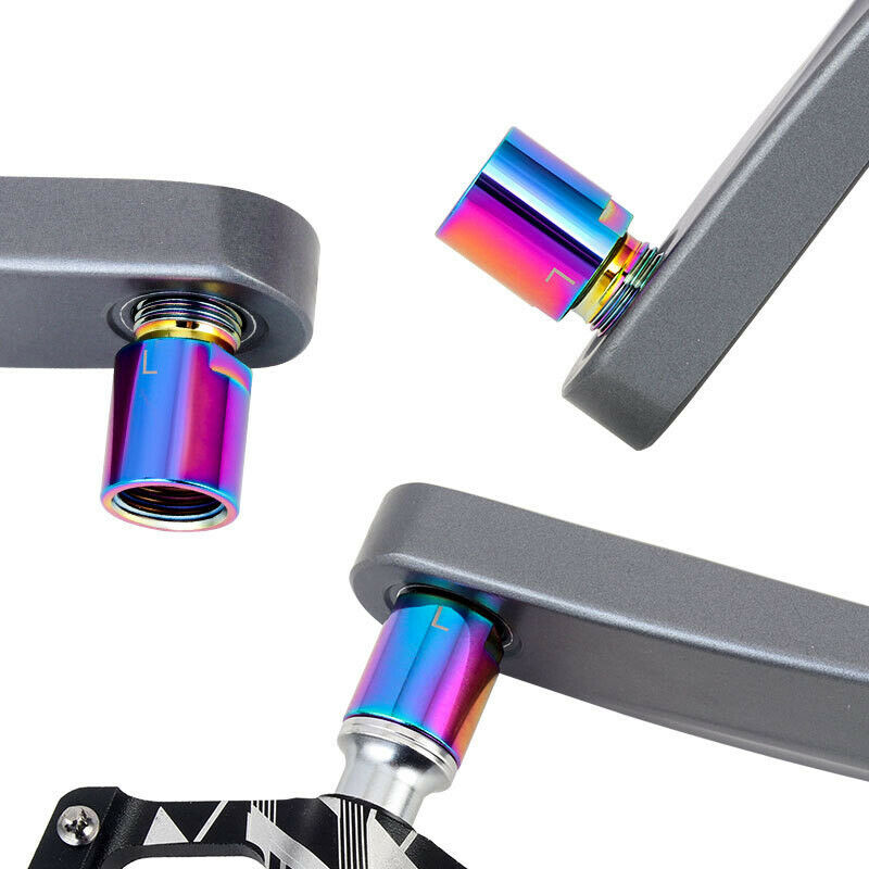 1Pair Alloy Bike Pedal Axle Extenders Bicycle Pedal Extension Bolts Spacers