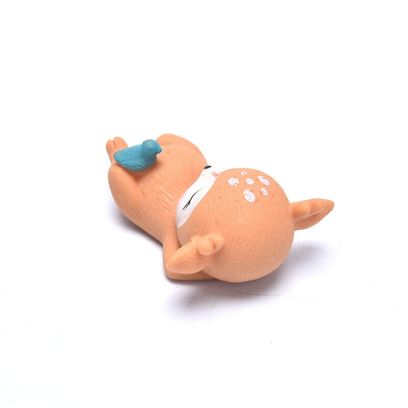 1Pair Cute Sleeping Deer DIY Chocolate Fondant Cake Decoration Tools Cake.l8