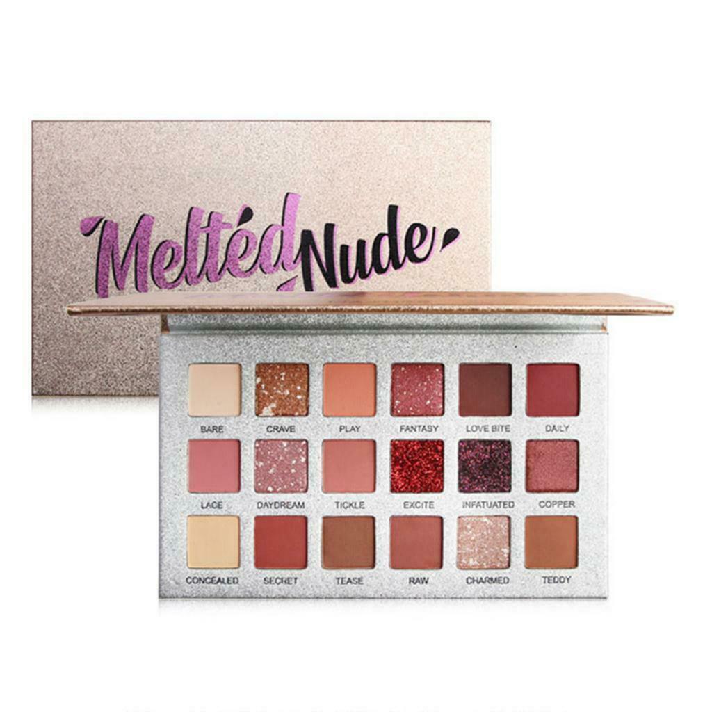 18 Colors Eyeshadow Palette Waterproof Smudgeproof Pressed Eye Shadow Powder