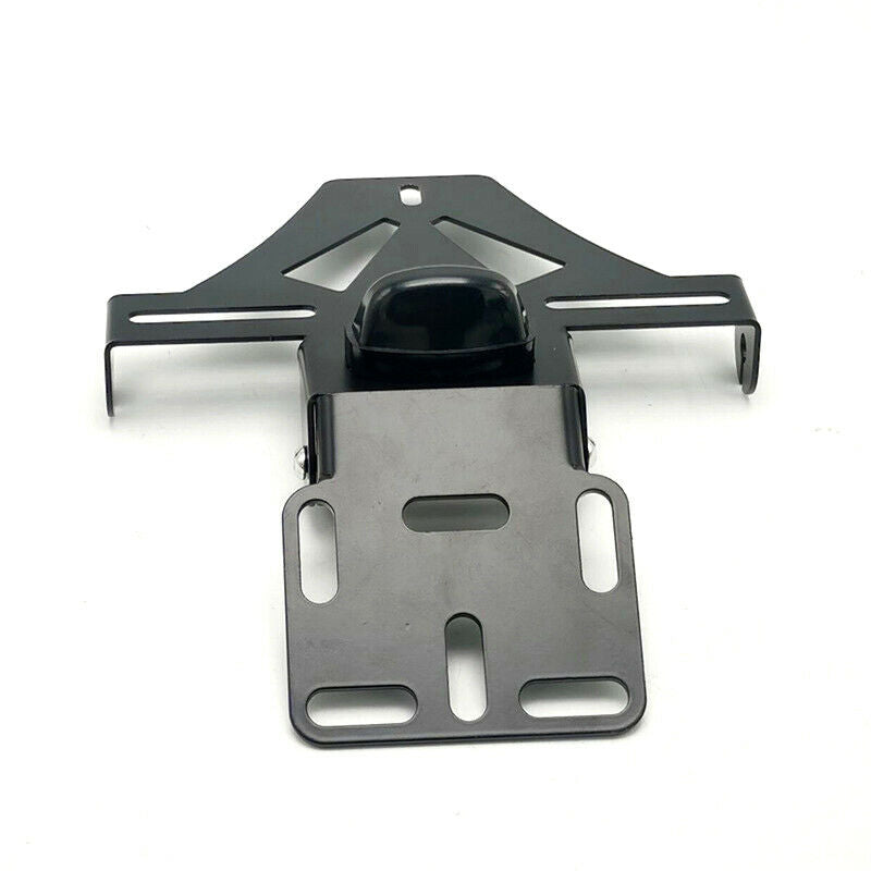 12V Motorcycle License Plate Frame Tail Lamp with LED Turn Signal Light Bracket