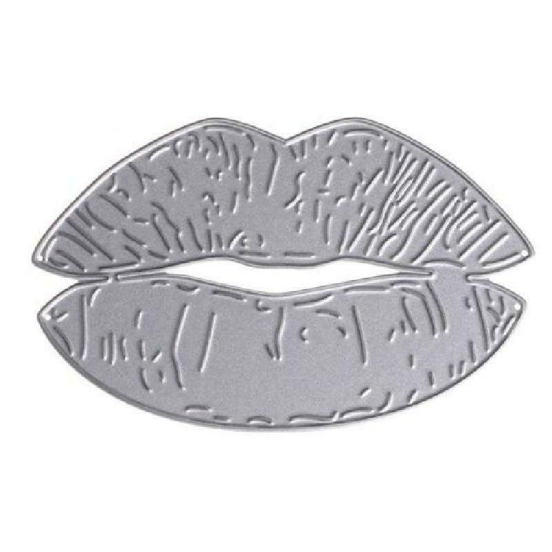 DIY Lips Metal Cutting Dies Stencil DIY Scrapbooking Embossing Album Paper Card
