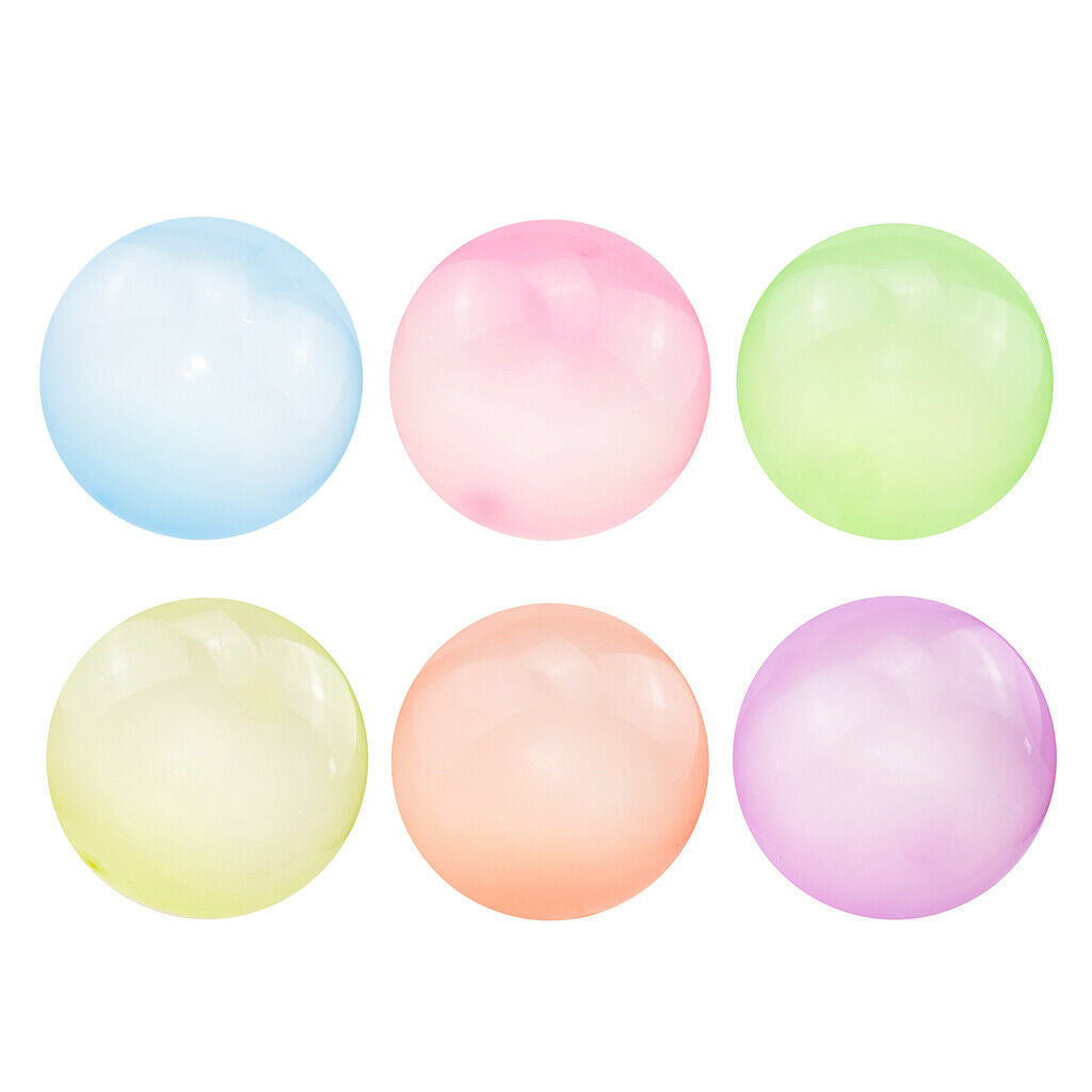 2pcs Bubble Ball Balloon Funny Beach Wedding Kids Game Interactive Toys