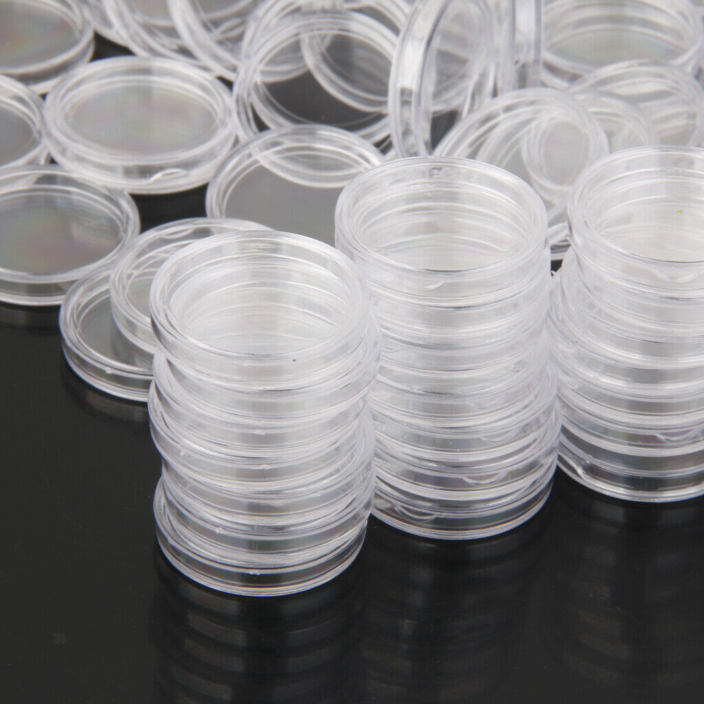 200x Coin Capsules 18mm & 30mm for Coin Protection