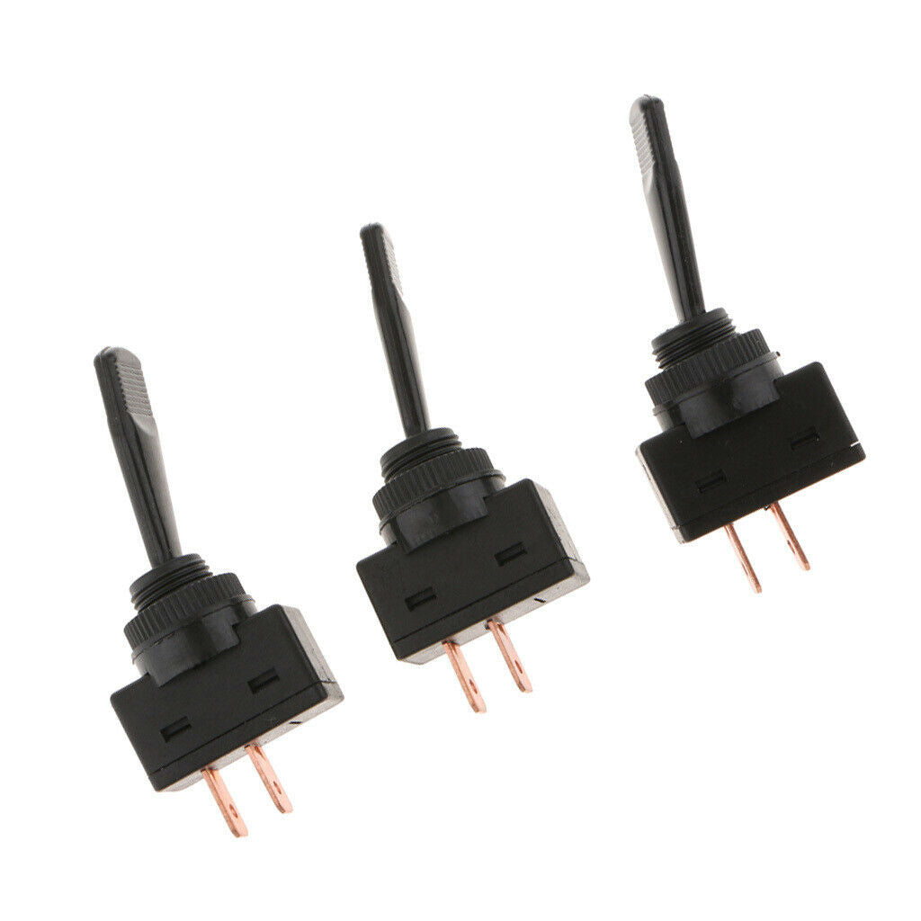 ASW-13D 2pin 12mm 12V / 20ADC 10A / 125VAC Car Rocker Switch