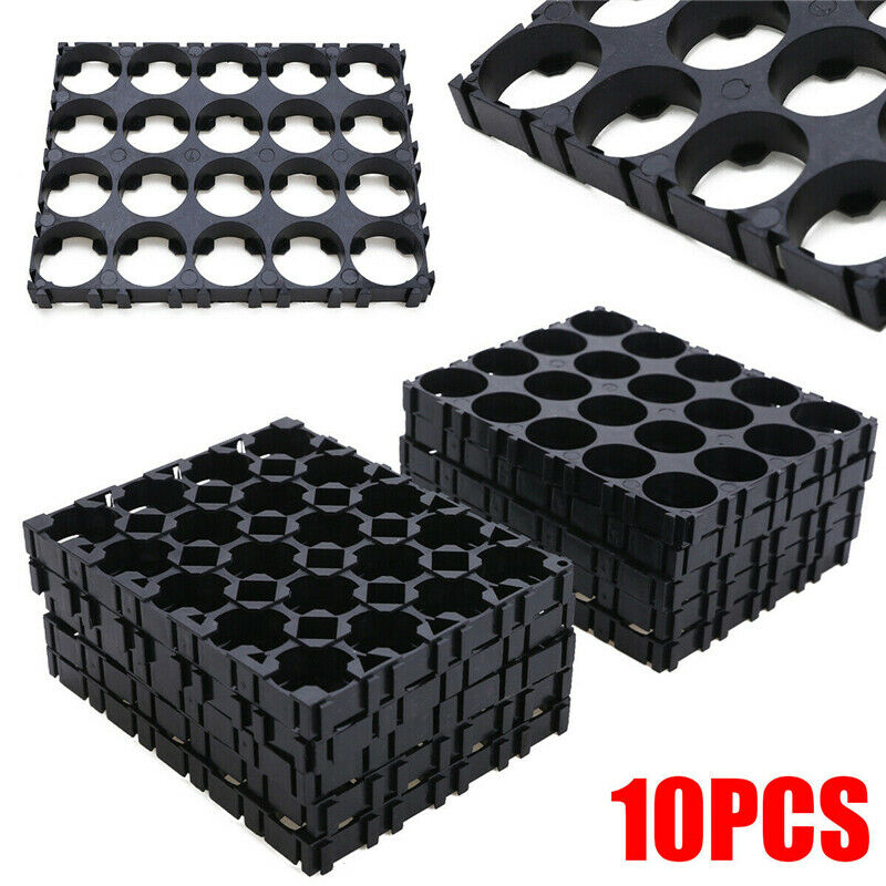 10Pcs 4X5 Battery Spacer Frame Radiating Holder Shell Plastic Bracket for 18650