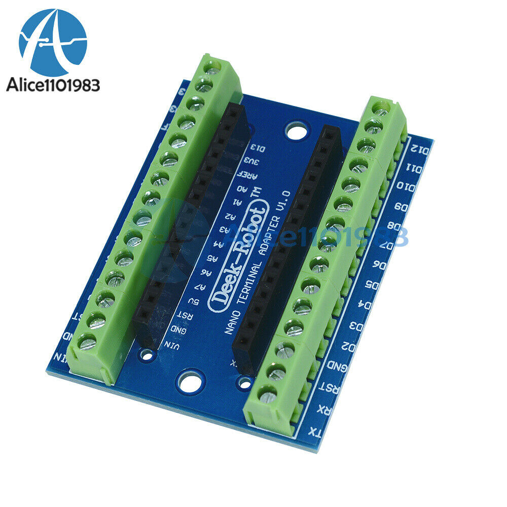 10PCS Terminal Adapter board ATMEGA328P-AU for the Arduino Nano V3.0 AVR Module