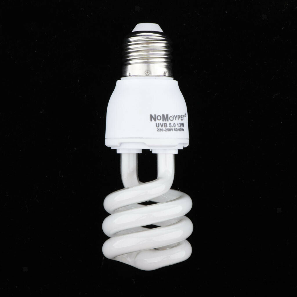 2Pcs UVB Reptile Light Bulb Basking Spot Lamp for Reptile Energy Saving