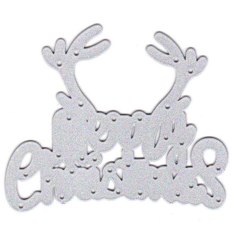 Merry Christmas Metal Cutting Dies Stencils DIY Scrapbooking Album Paper Card Kt