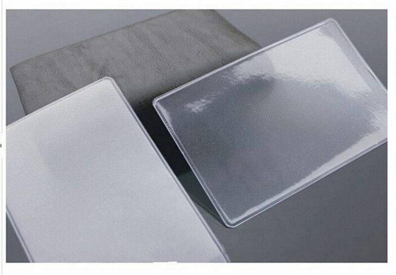 Reliable 10X Soft Plastic Clear Credit Card Protector Dustproof Waterpr.l8