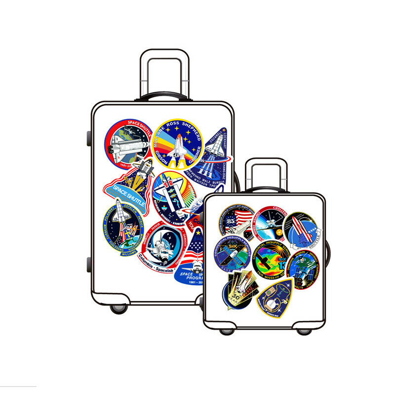 2019 Outer Space PVC Stickers Toys for Children UFO Alien Rocket Planet Stickers