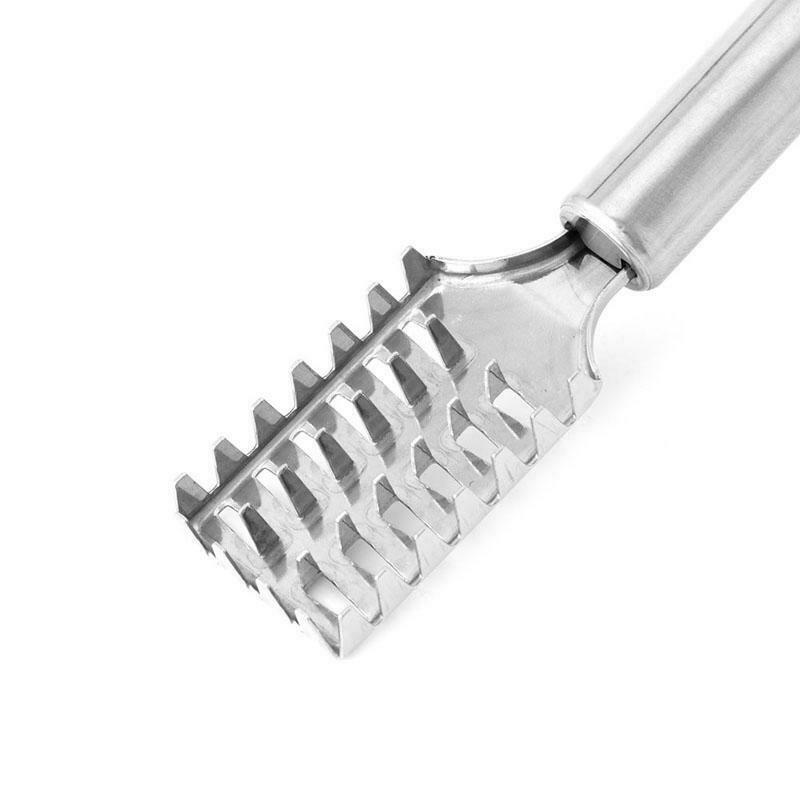 Kitchen Tool Stainless Steel Fish Scale Remover Cleaner Scaler Scraper Peeler