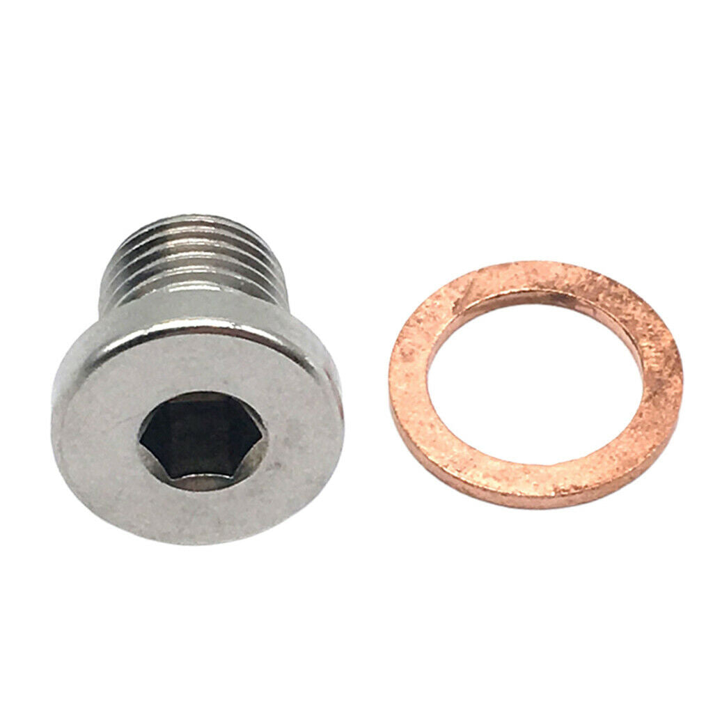 2Set M12 X 1.25mm Oxygen O2 Lambda Sensor Blanking Plug  Stainless Steel