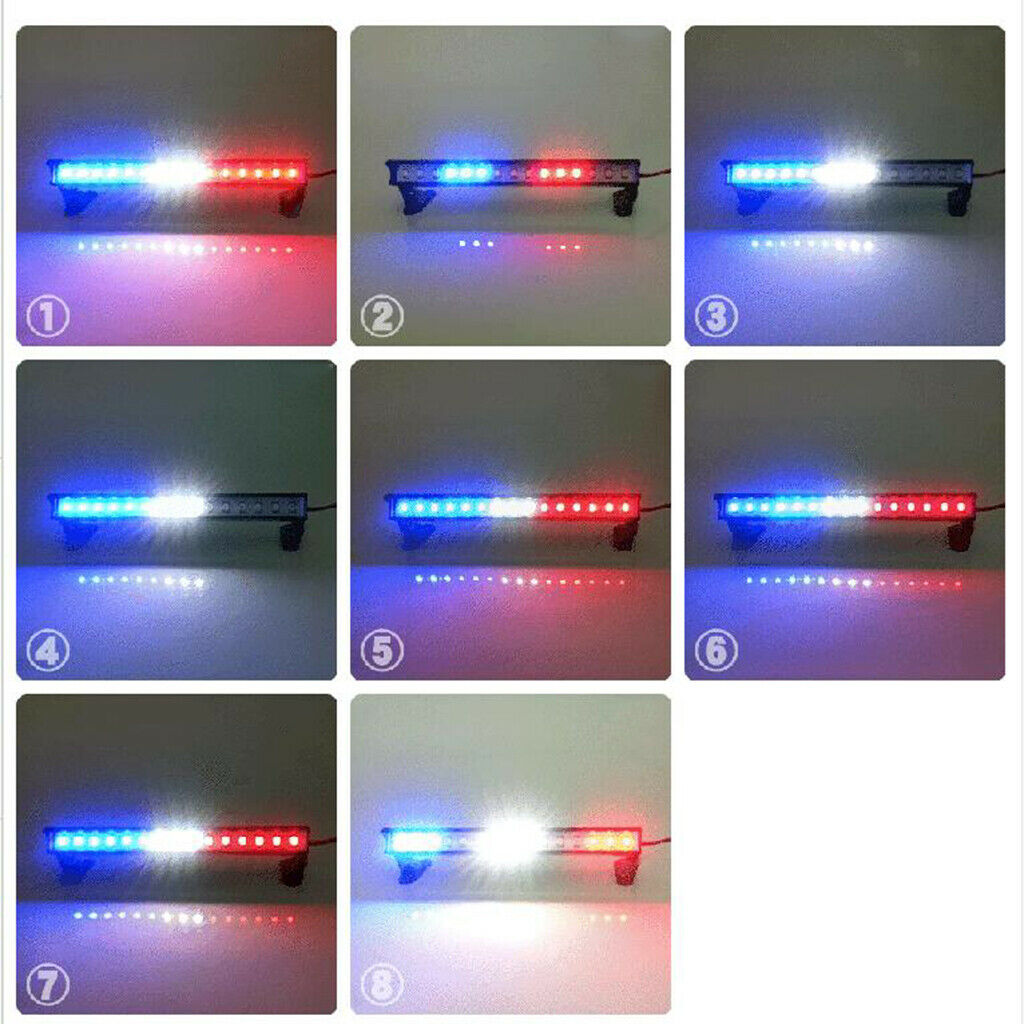 RC 15 LED 139mm Aluminum Light Bar for 1:10 1:8 Short Course Trucks TRX4 D