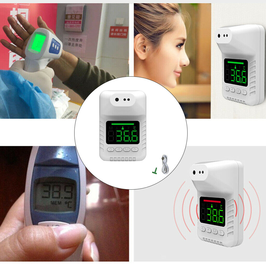 Touch Free Infrared Automatic Thermometer Instant Read Home School Public