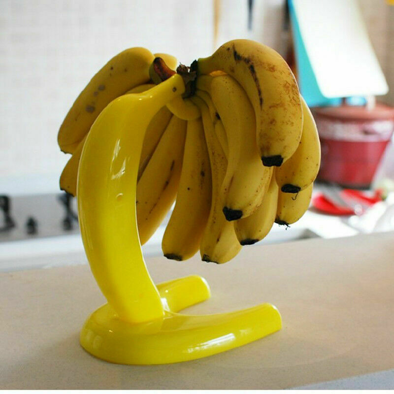Multi-functional Banana Display Stand Hook Tray Storage Holder Durable Rack Home