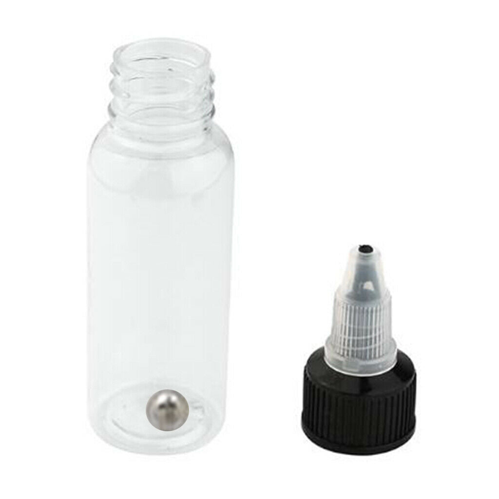 20Pcs Recyclable Tattoo Paint Airbrush Ink Pigment Bottles LDPE 30/60ml