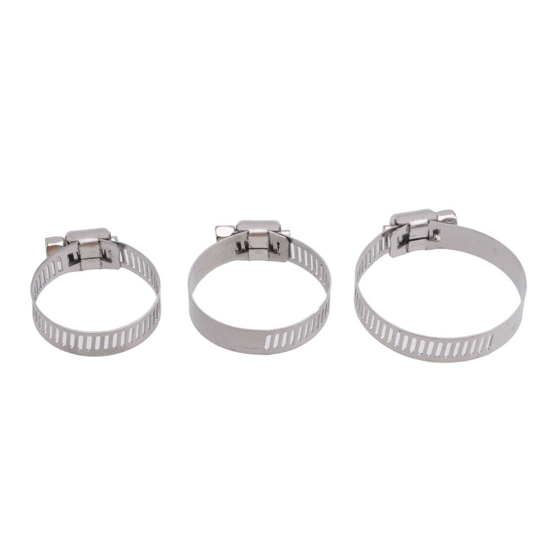 60pcs/set Stainless Steel Clamp Wire Assortment Hoop Hose Clamps for Fuel Line