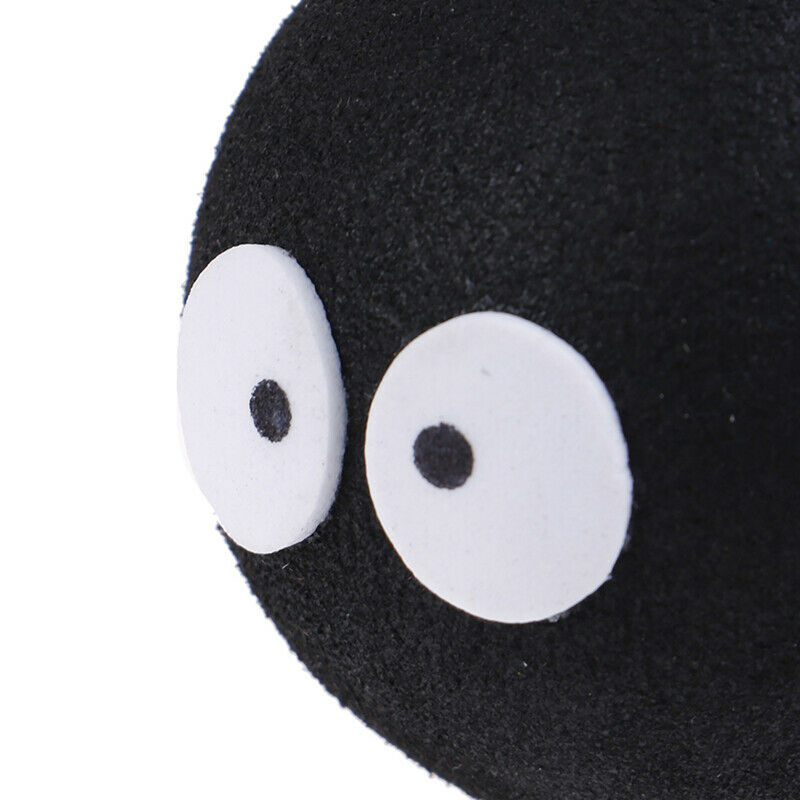 1x Black Face Coal Briquettes Ball Car Antenna Pen Topper Aerial Ball Dec.l8
