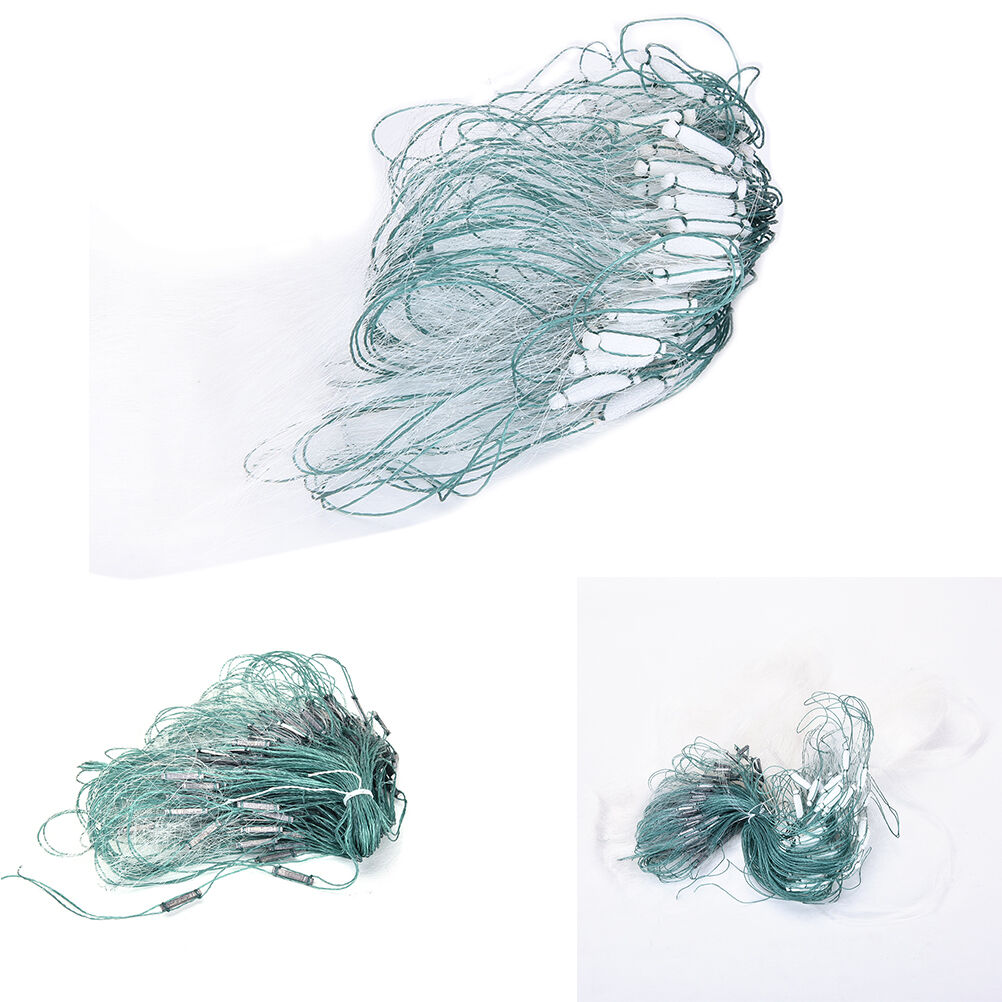 20m 3 Layers Monofilament Gill Fishing Net with Float Fish Trap Rede De Pesca FT