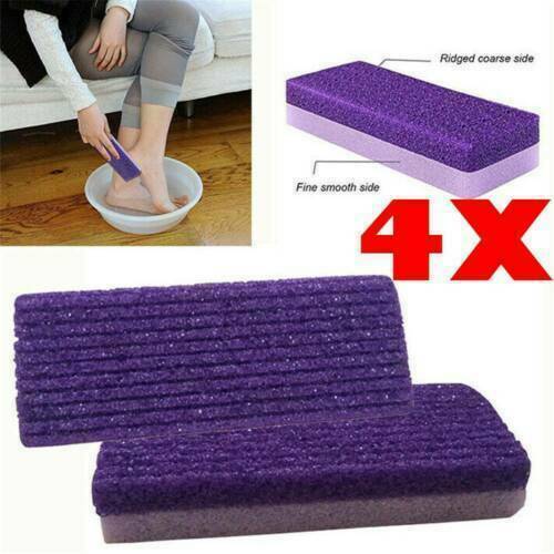 4x Foot Pumice Sponge Callus Exfoliate Stone Hard Skin Remove Pedicure Scrubber^
