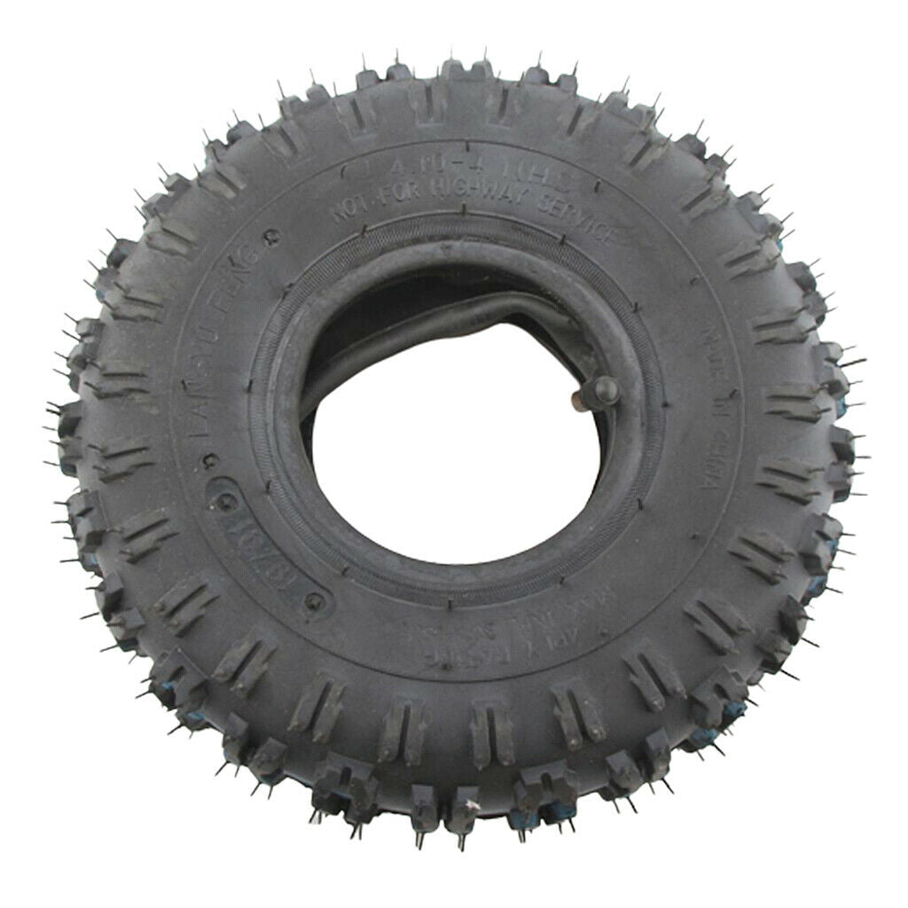 410-4 4" Inner Tube Outter Tire Universal For Motorcycle Wear Resistance